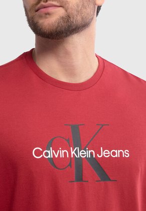 Camiseta Calvin Klein Borgoña