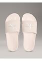 Sandalias Beige Slide Con Monograma Calvin Klein de Calvin Klein
