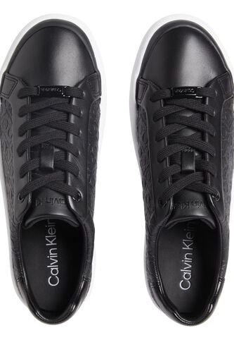 Tenis Negro Con Monograma Calvin Klein Calvin Klein