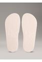 Sandalias Beige Slide Con Monograma Calvin Klein de Calvin Klein