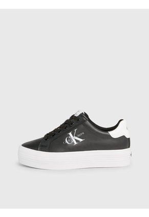 Tenis Multicolor Multicolor De Plataforma De Cuero Calvin Klein