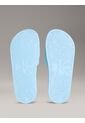 Sandalias Azul Claro Con Monograma En Relieve Calvin Klein de Calvin Klein