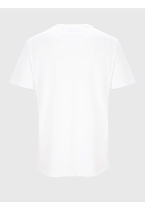 Camiseta Blanca Iconic Con Logo En Bloque Calvin Klein