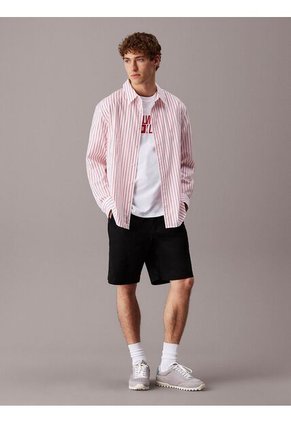 Bermudas Negro Chinos De Sarga Suave Calvin Klein