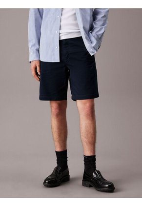 Bermudas Azul Chinos De Sarga Suave Calvin Klein
