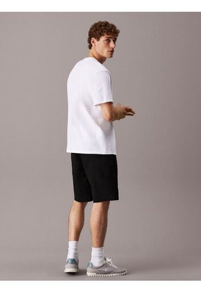 Bermudas Negro Chinos De Sarga Suave Calvin Klein