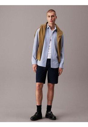 Bermudas Azul Chinos De Sarga Suave Calvin Klein