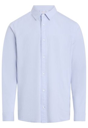 Camisa Azul Chambray Ligera Manga Larga Calvin Klein
