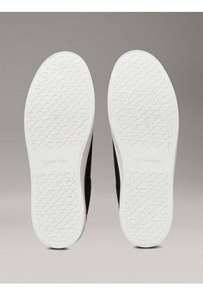 Tenis Negro De Jacquard Con Logo Calvin Klein