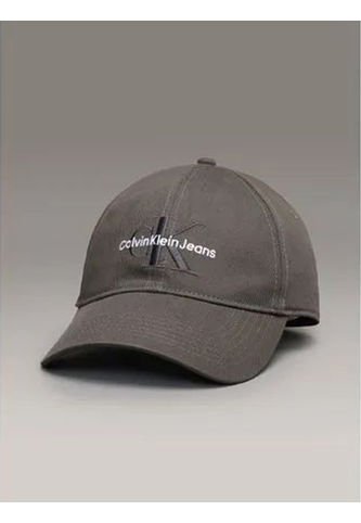 Gorra Gris Con Monograma Bordado Calvin Klein Calvin Klein