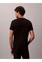 Camiseta Negra Slim De Manga Corta Calvin Klein de Calvin Klein