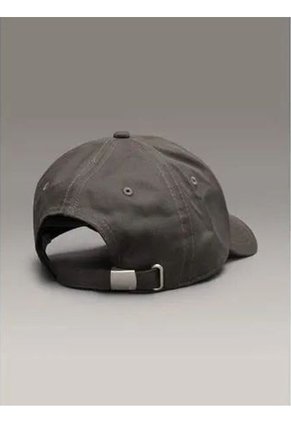 Gorra Gris Con Monograma Bordado Calvin Klein