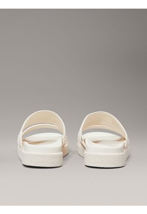 Sandalias Blanco Con Logo De Jacquard Calvin Klein
