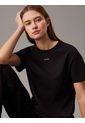Camiseta Negra Con Logo Nano Calvin Klein de Calvin Klein