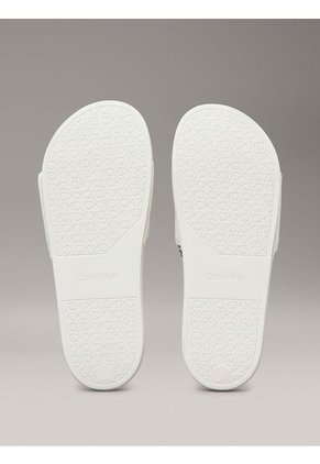 Sandalias Blanco De Lona Calvin Klein