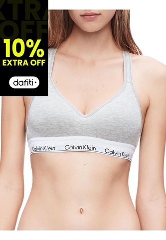 Brassier Gris De Algodón Para Mujer Calvin Klein Calvin Klein