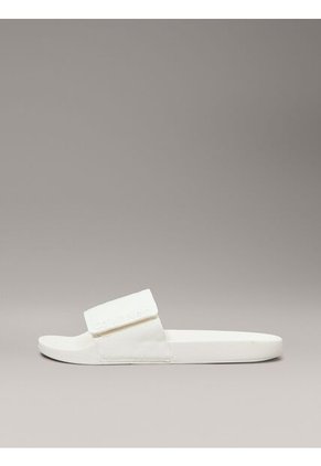 Sandalias Blanco De Lona Calvin Klein