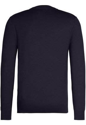 Jersey De Algodón Elástico Azul Calvin Klein