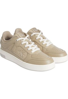 Tenis Beige De Cuero Sintético Calvin Klein