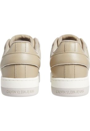 Tenis Beige De Cuero Sintético Calvin Klein