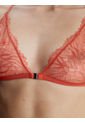 Bralette De Encaje Naranja Con Cierre Frontal Para Mujer Calvin Klein de Calvin Klein
