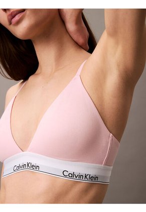 Brasier Rosado Lined Triangle - Modern Cotton Calvin Klein