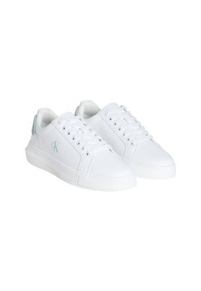 Tenis Blanco Chunky Cupsole De Cuero Calvin Klein