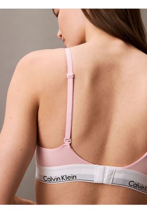 Brasier Rosado Lined Triangle - Modern Cotton Calvin Klein