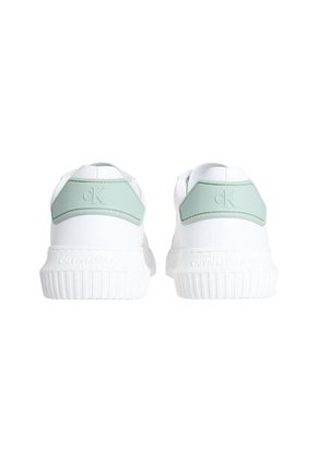 Tenis Blanco Chunky Cupsole De Cuero Calvin Klein