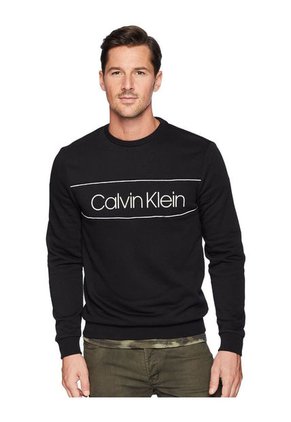Saco Negro Con Logo Icónico Calvin Klein