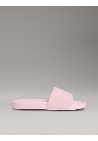 Sandalias Rosado Slide Con Monograma Calvin Klein Calvin Klein