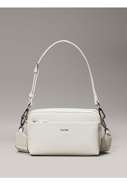 Bolso Beige Cruzado Convertible Calvin Klein