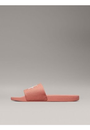 Sandalias Rosa De Lona Calvin Klein