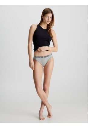 Pantie Gris En Algodón Tipo Bikini Para Mujer Calvin Klein