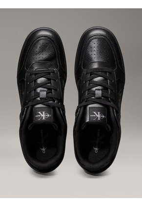 Tenis Negro De Cuero Sintético Calvin Klein