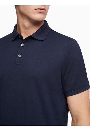 Polos Hombre Azul Oscuro Solid Liq Touch Polo Azul Calvin Klein