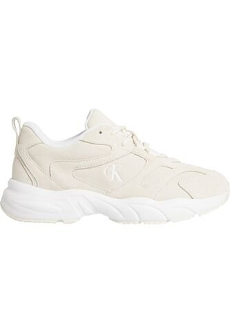 Tenis Blanco Retro De Gamuza Calvin Klein Calvin Klein