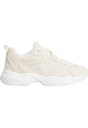 Tenis Blanco Retro De Gamuza Calvin Klein