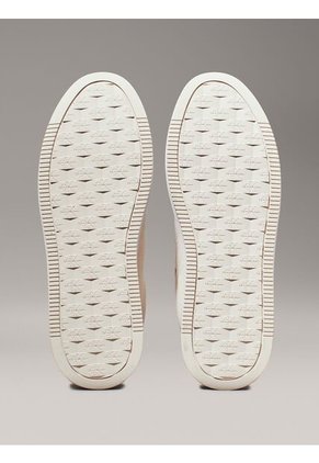 Tenis Blanco De Ante De Plataforma Calvin Klein