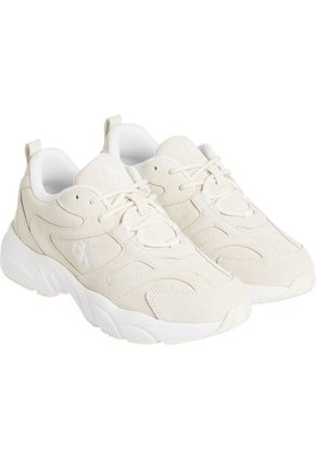 Tenis Blanco Retro De Gamuza Calvin Klein