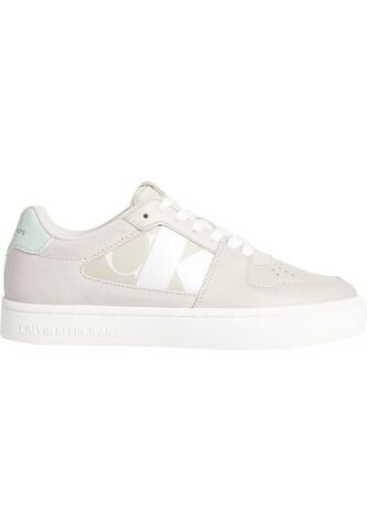 Tenis Beige Classic Con Detalles De Gamuza Calvin Klein Calvin Klein
