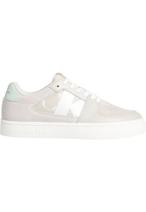 Tenis Beige Classic Con Detalles De Gamuza Calvin Klein