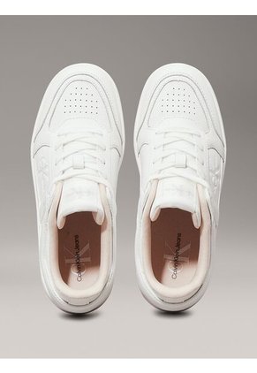 Tenis Rosado Basket De Cuero Sintético Calvin Klein