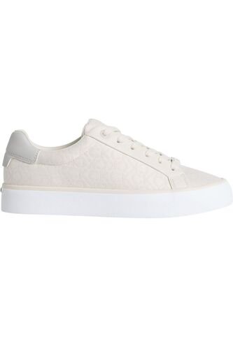 Tenis Beige De Jacquard Con Logo Calvin Klein Calvin Klein