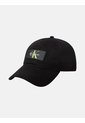 Gorra Negra De Algodón Con Parche Calvin Klein de Calvin Klein