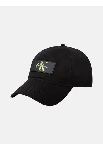 Gorra Negra De Algodón Con Parche Calvin Klein Calvin Klein