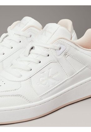 Tenis Rosado Basket De Cuero Sintético Calvin Klein
