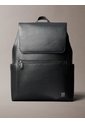 Morral Negro Con Solapa Y Emblema Metálico Calvin Klein de Calvin Klein