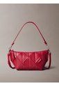 Bolso Rojo De Hombro Tejido Calvin Klein de Calvin Klein