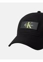 Gorra Negra De Algodón Con Parche Calvin Klein de Calvin Klein